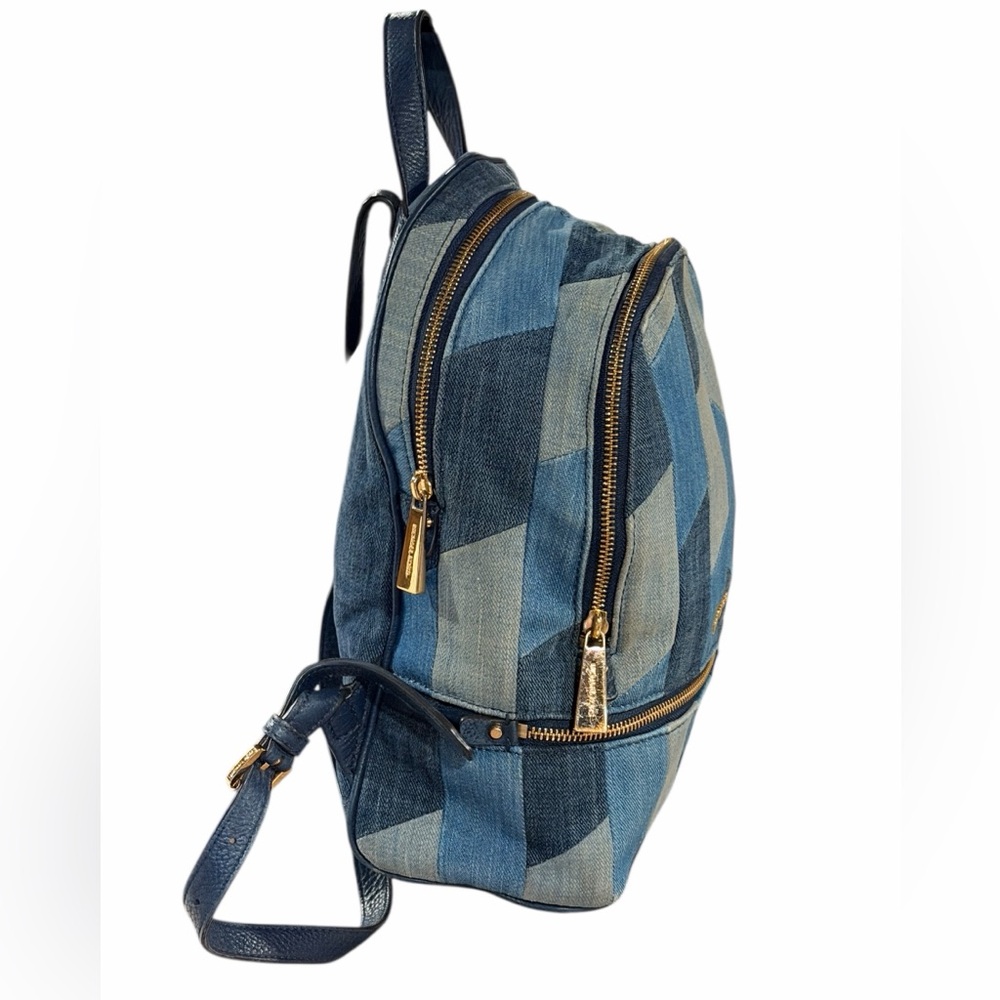 Michael Kors Denim Patchwork Backpack - image 6